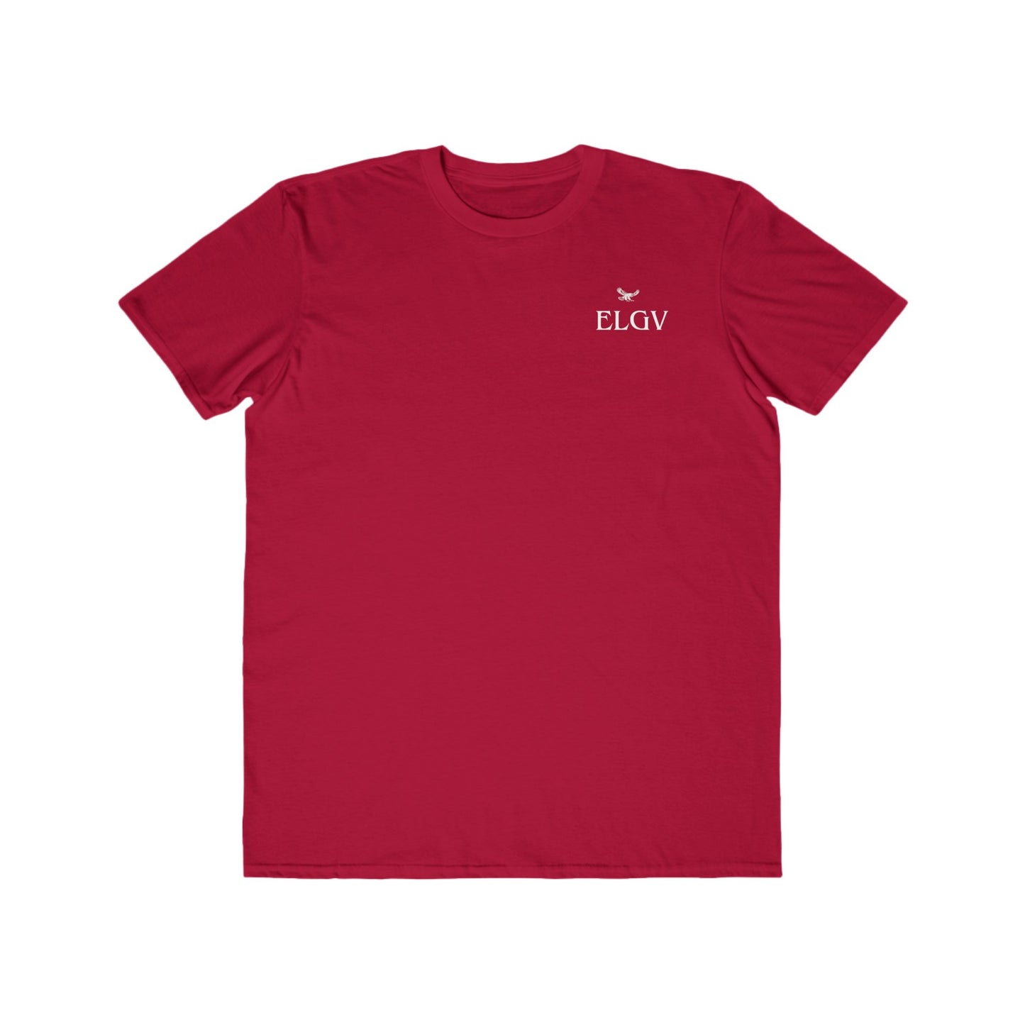 “Side ELGV logo whte” tee