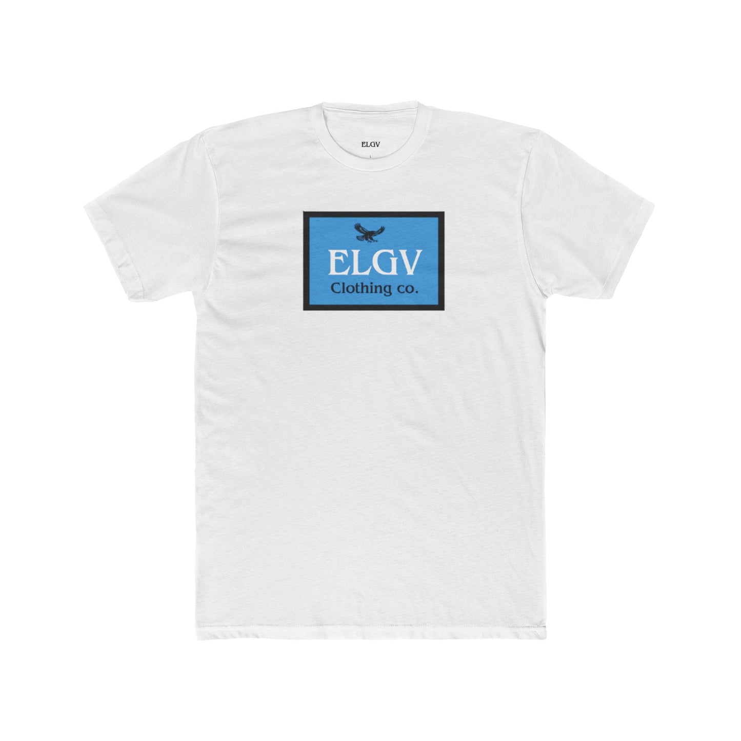 “Light blue bold” tee