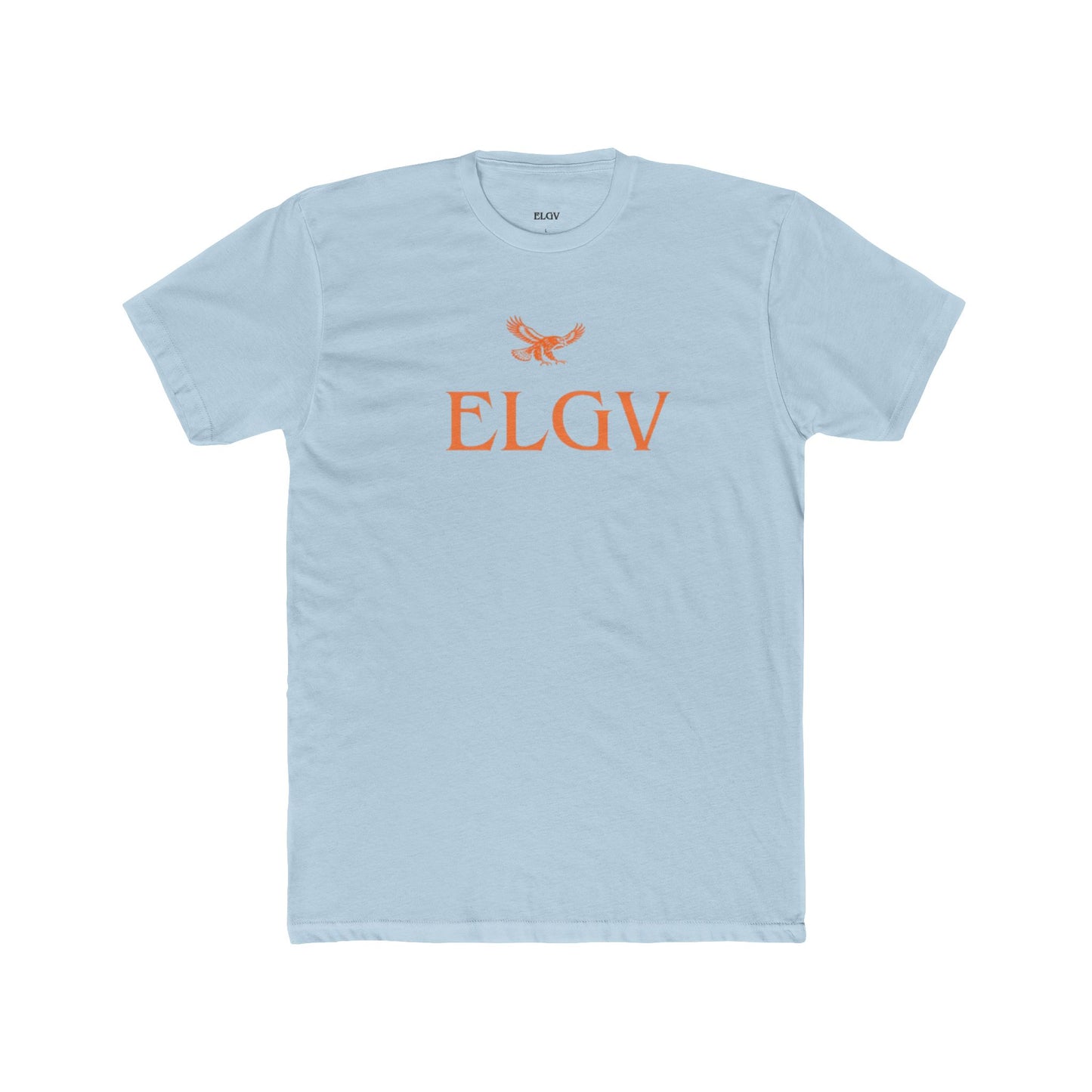 “Center ELGV logo orange” tee