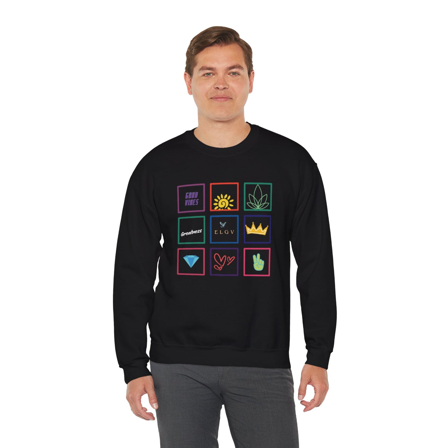 “Grid of values” sweatshirt
