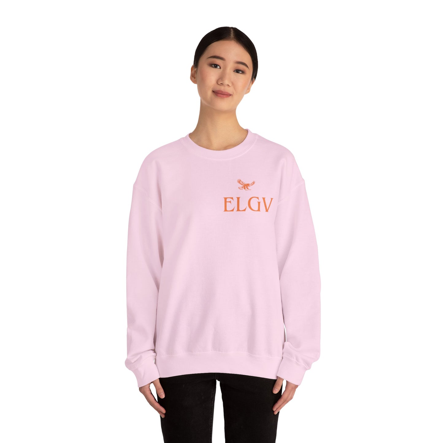 “Side ELGV logo orange” sweatshirt