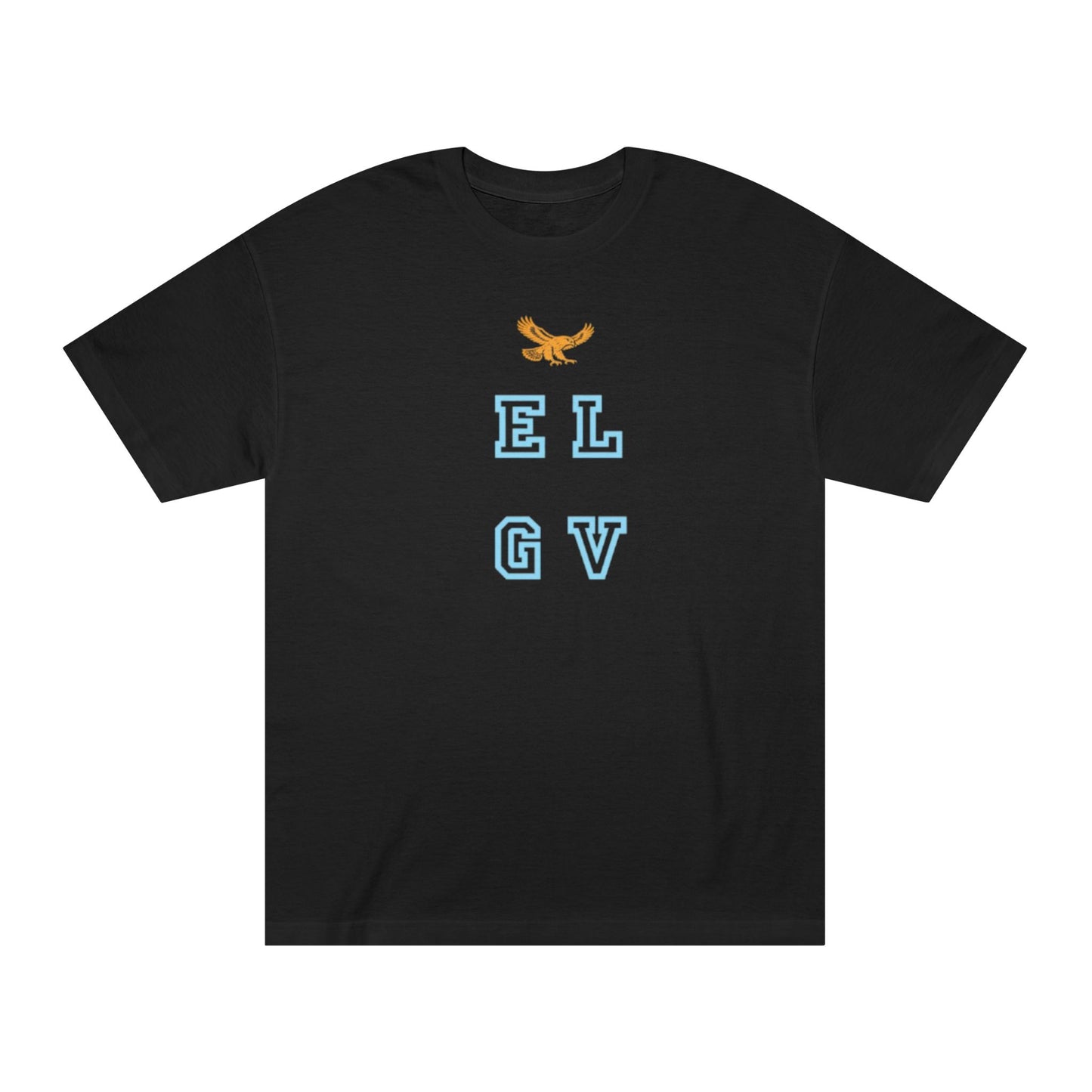 “Neon vibes orange/blue” tee
