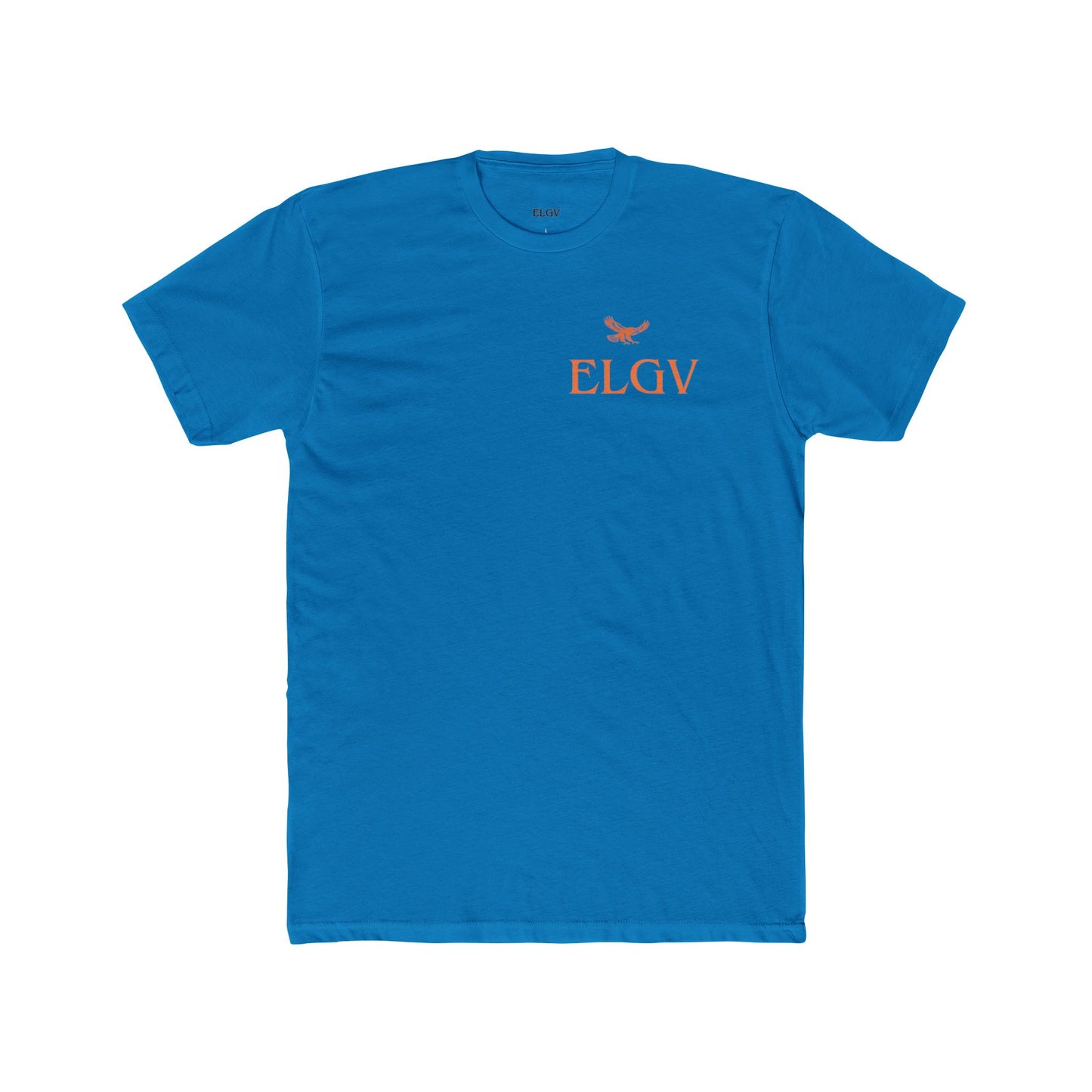 “Side ELGV logo orange” tee