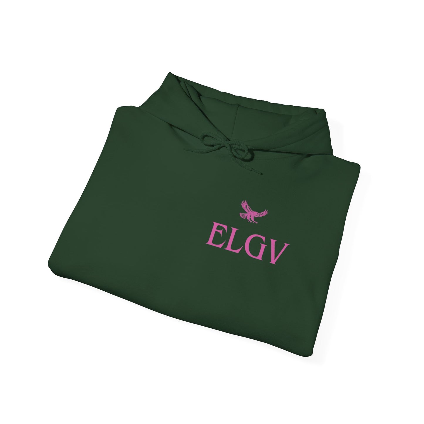 “Side ELGV logo pink” hoodie