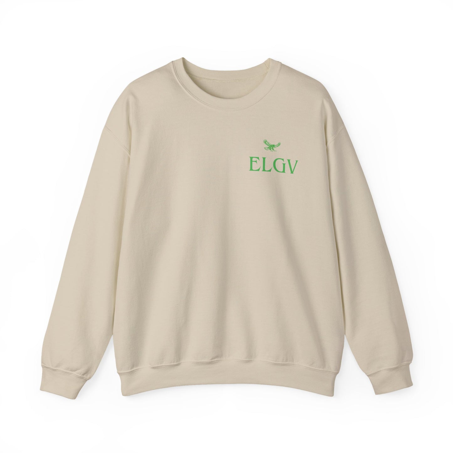“Side ELGV logo green” sweatshirt