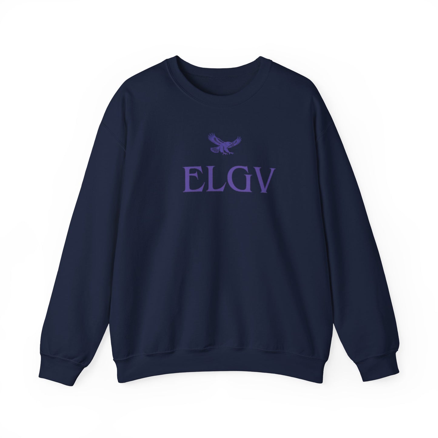 “Center ELGV purple logo” sweatshirt