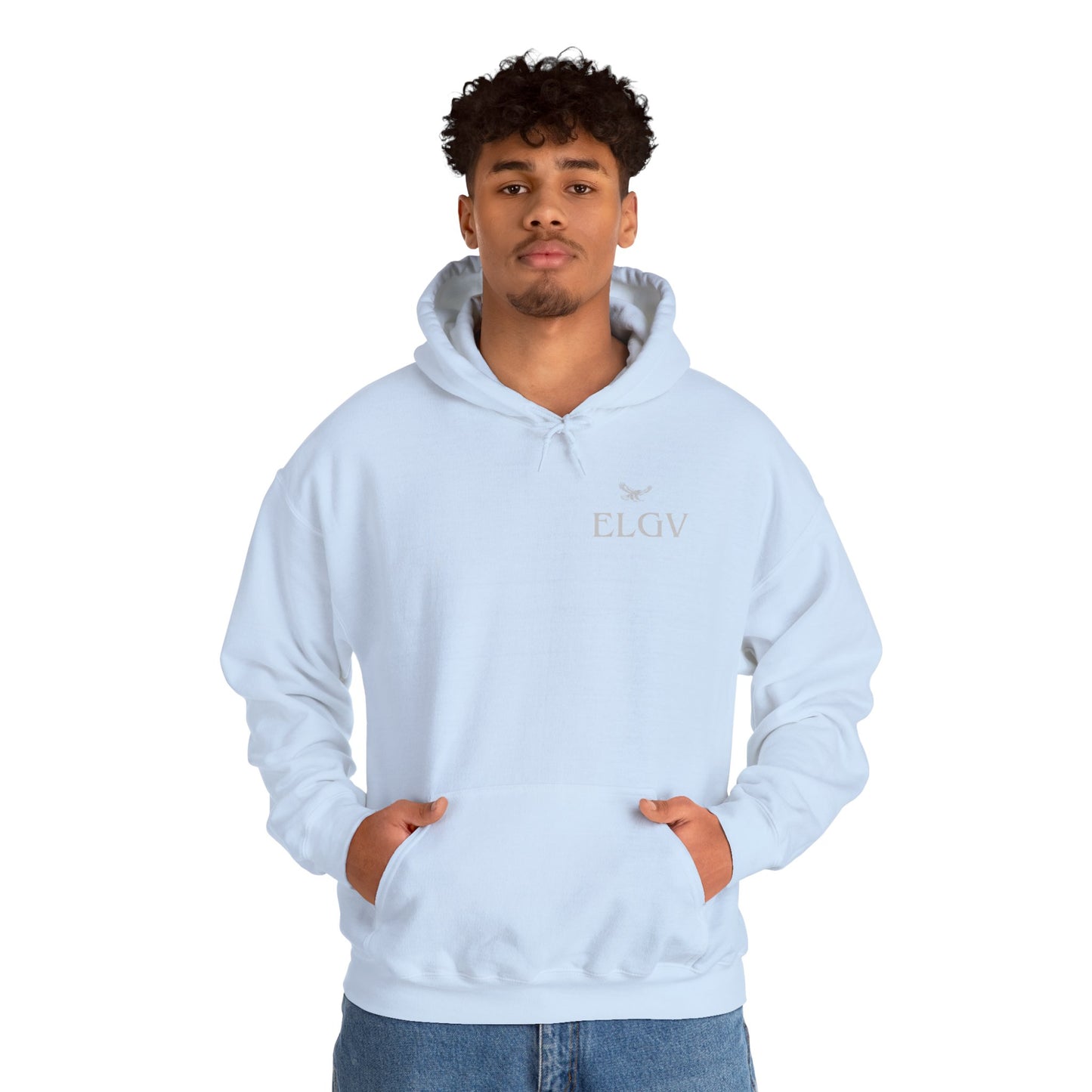 “Side ELGV logo gry” hoodie