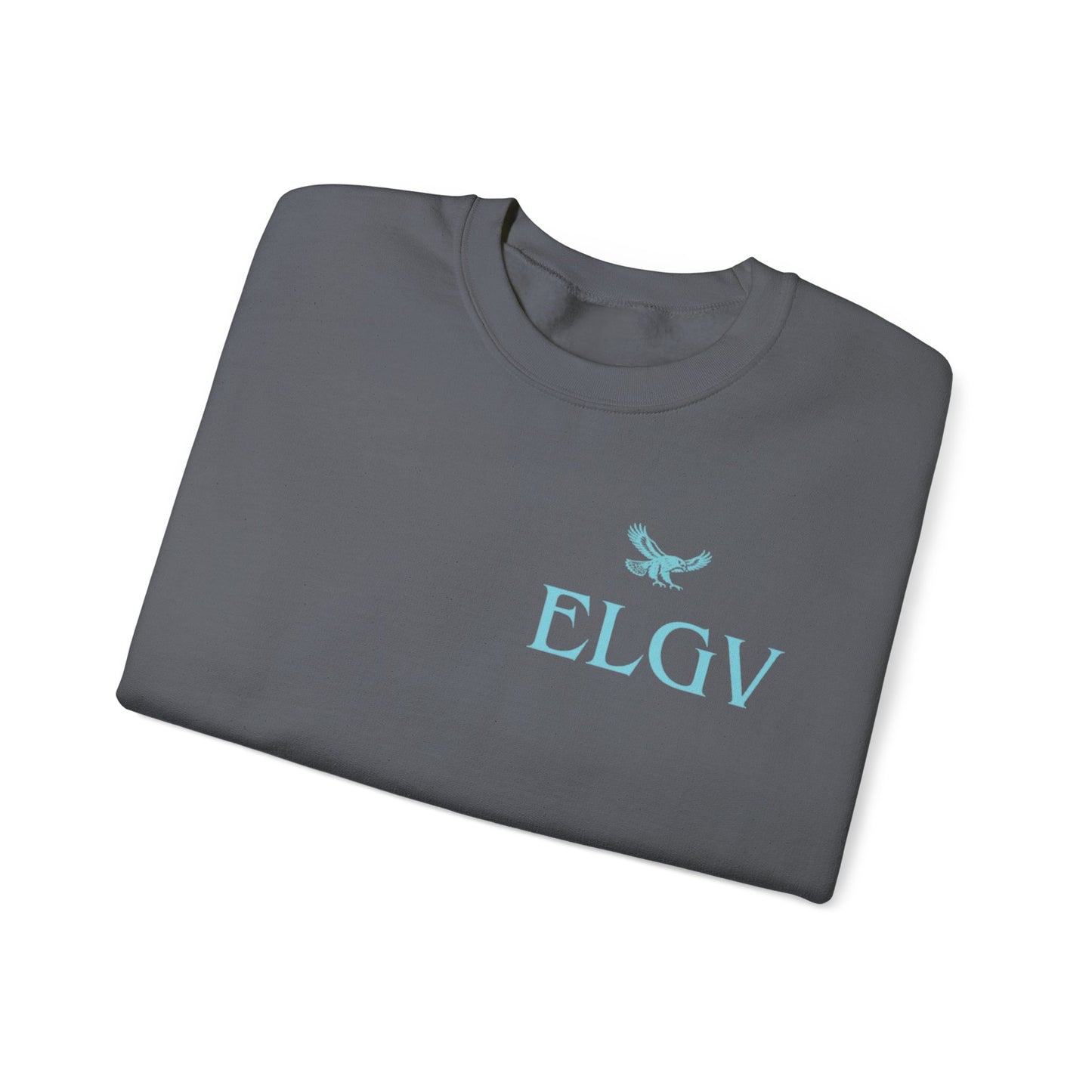 “Side ELGV logo aqua” sweatshirt