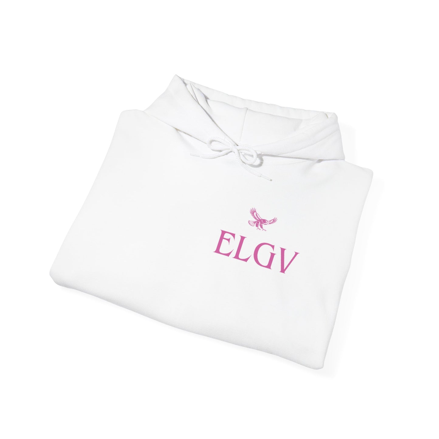 “Side ELGV logo pink” hoodie