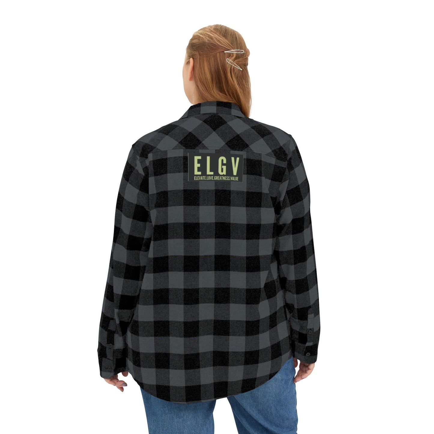 “Iron path olive” flannel