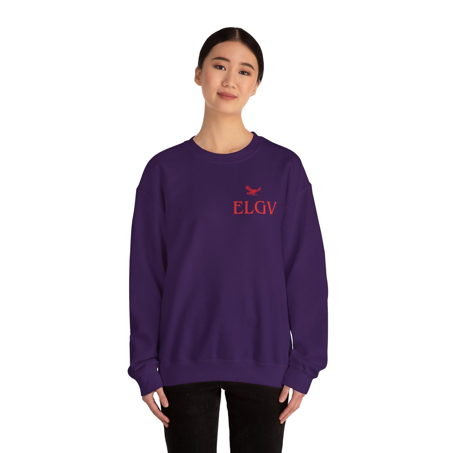 “Side ELGV logo red” sweatshirt