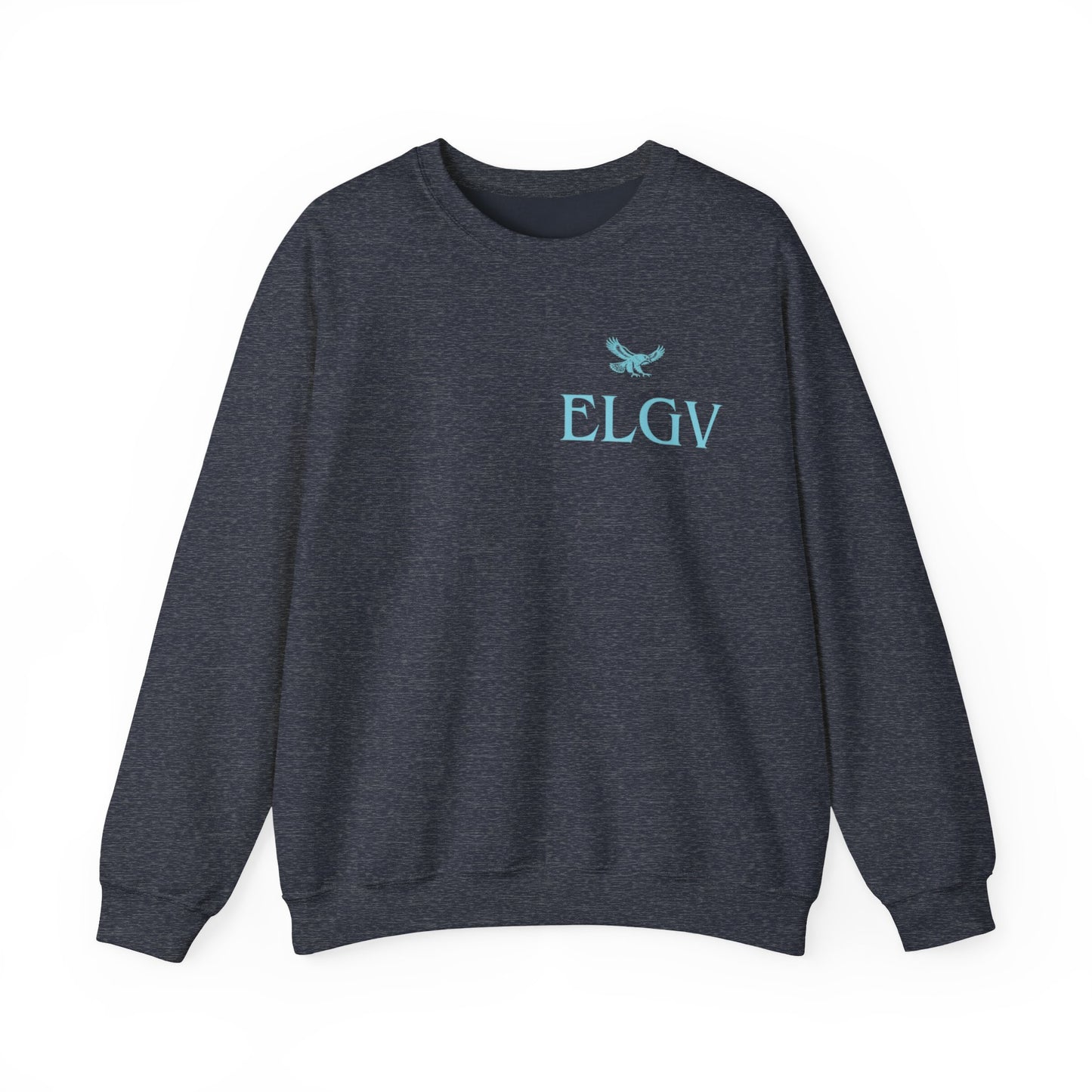 “Side ELGV logo aqua” sweatshirt