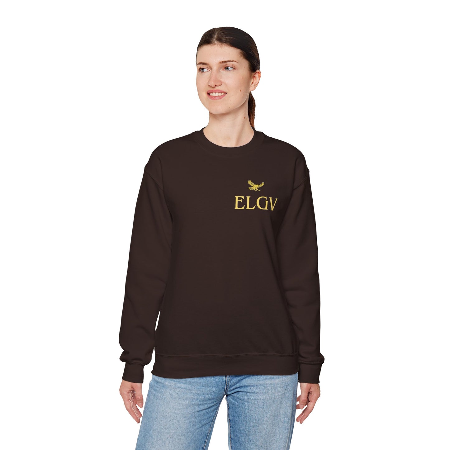 “Side ELGV logo yellow” sweatshirt
