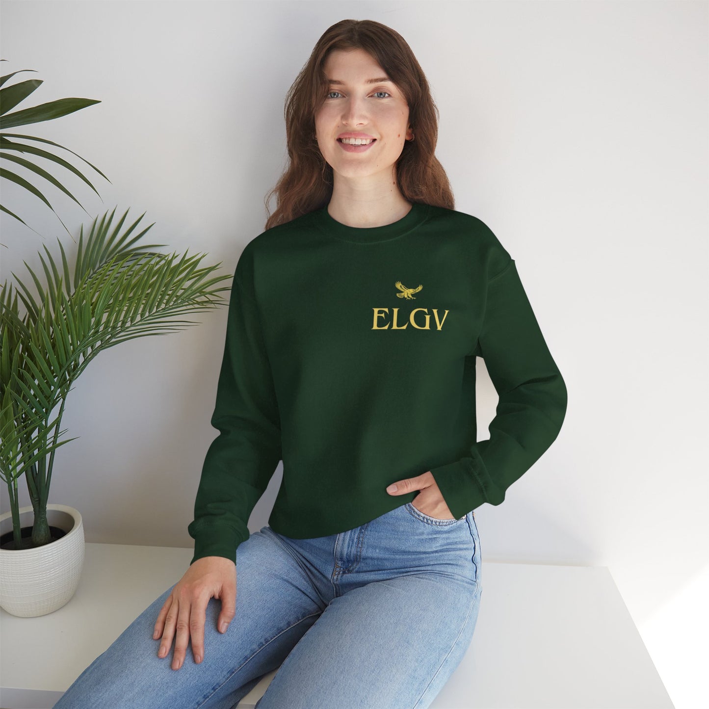 “Side ELGV logo yellow” sweatshirt