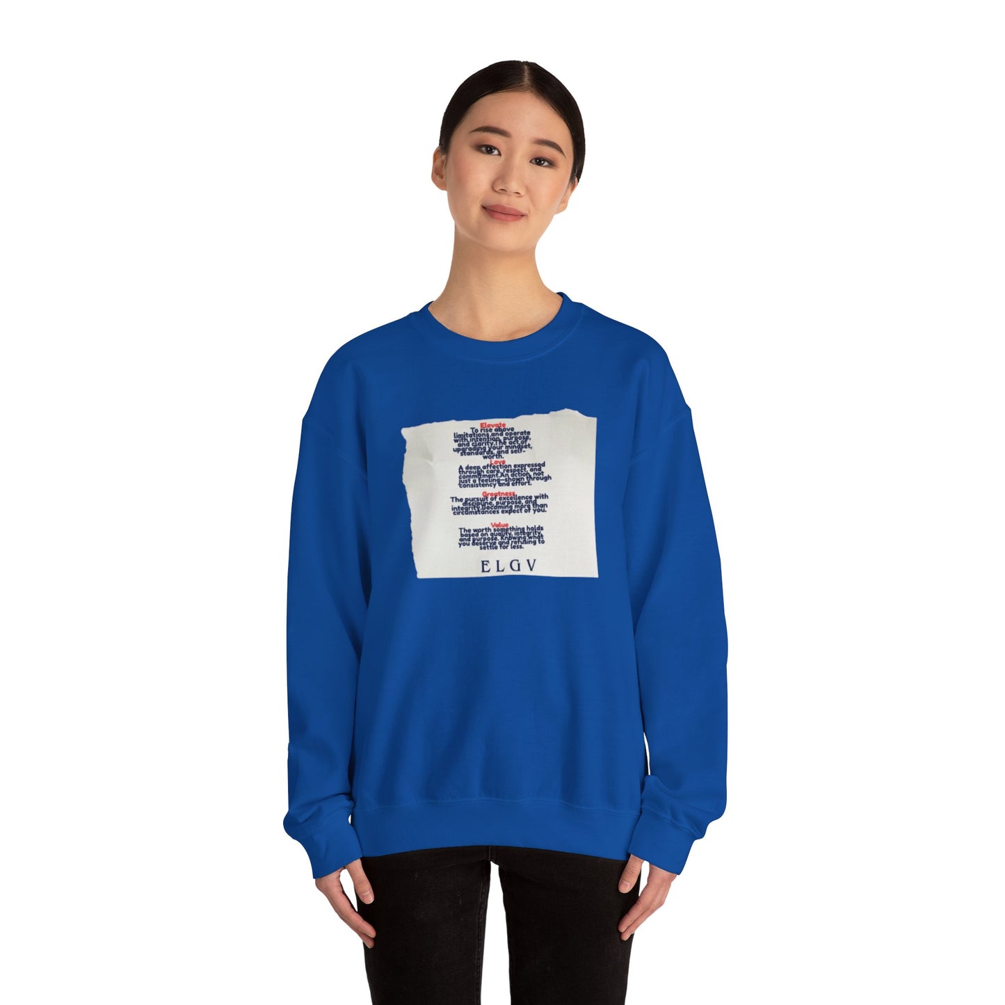 “The ELGV scripture” sweatshirt