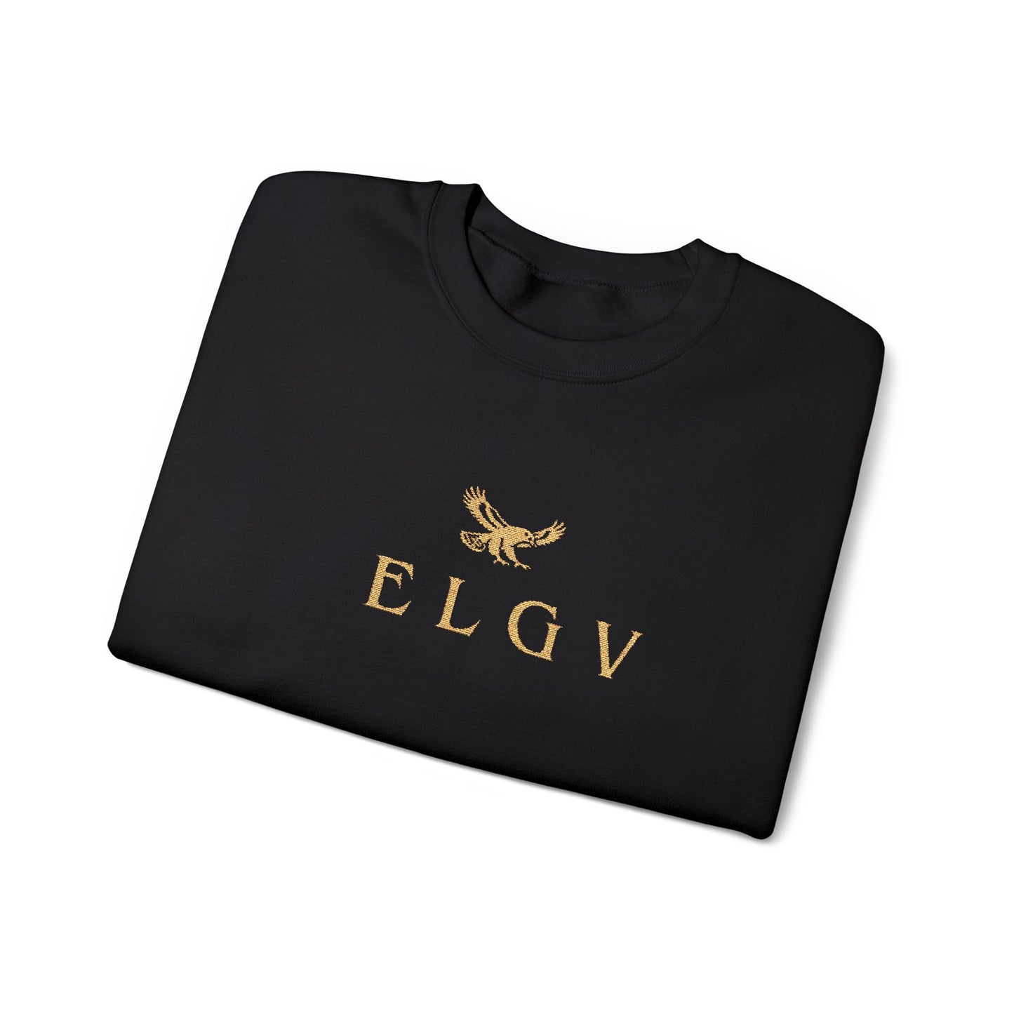 “Center ELGV logo gold, deluxe” sweatshirt