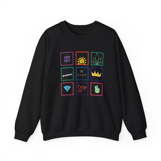 “Grid of values” sweatshirt