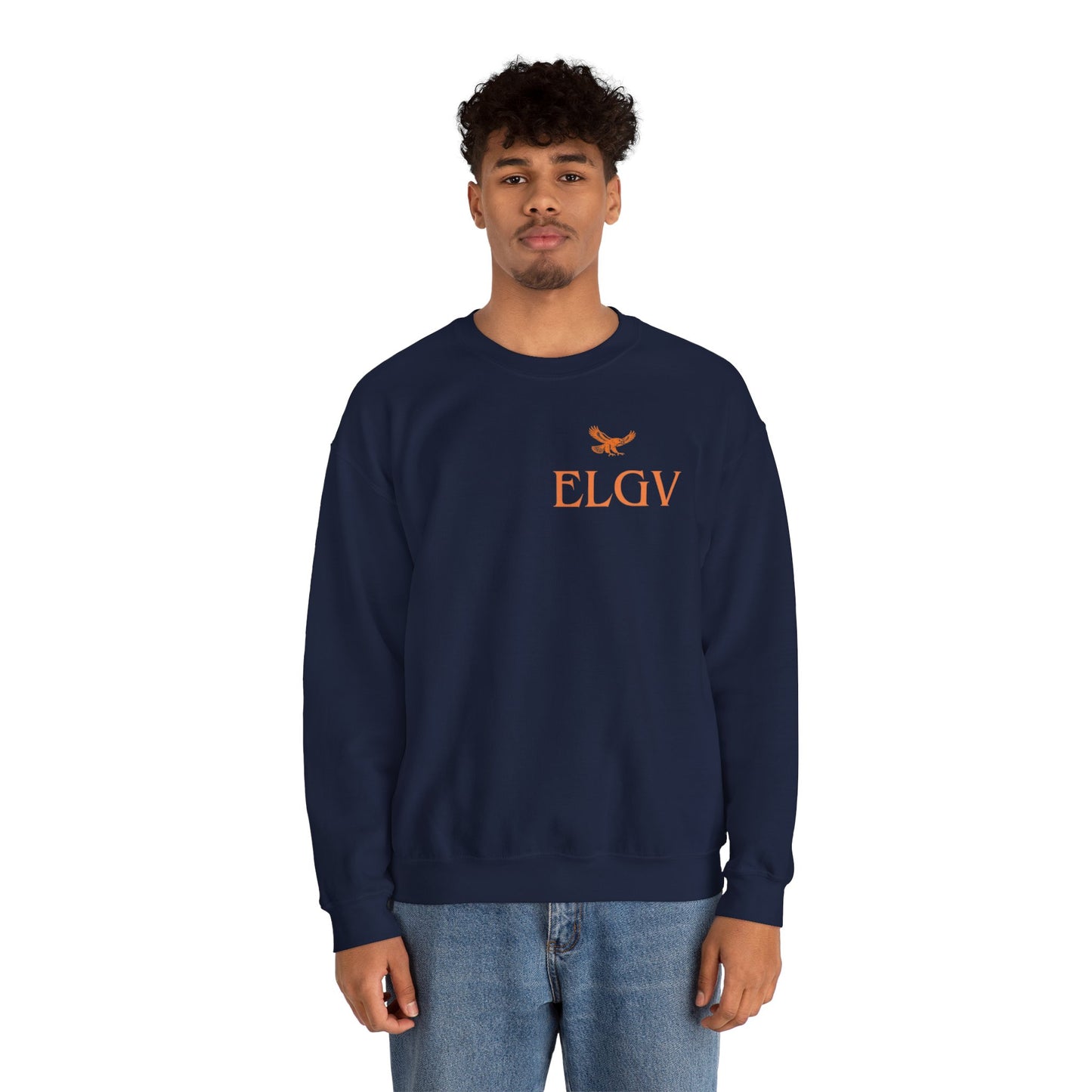 “Side ELGV logo orange” sweatshirt