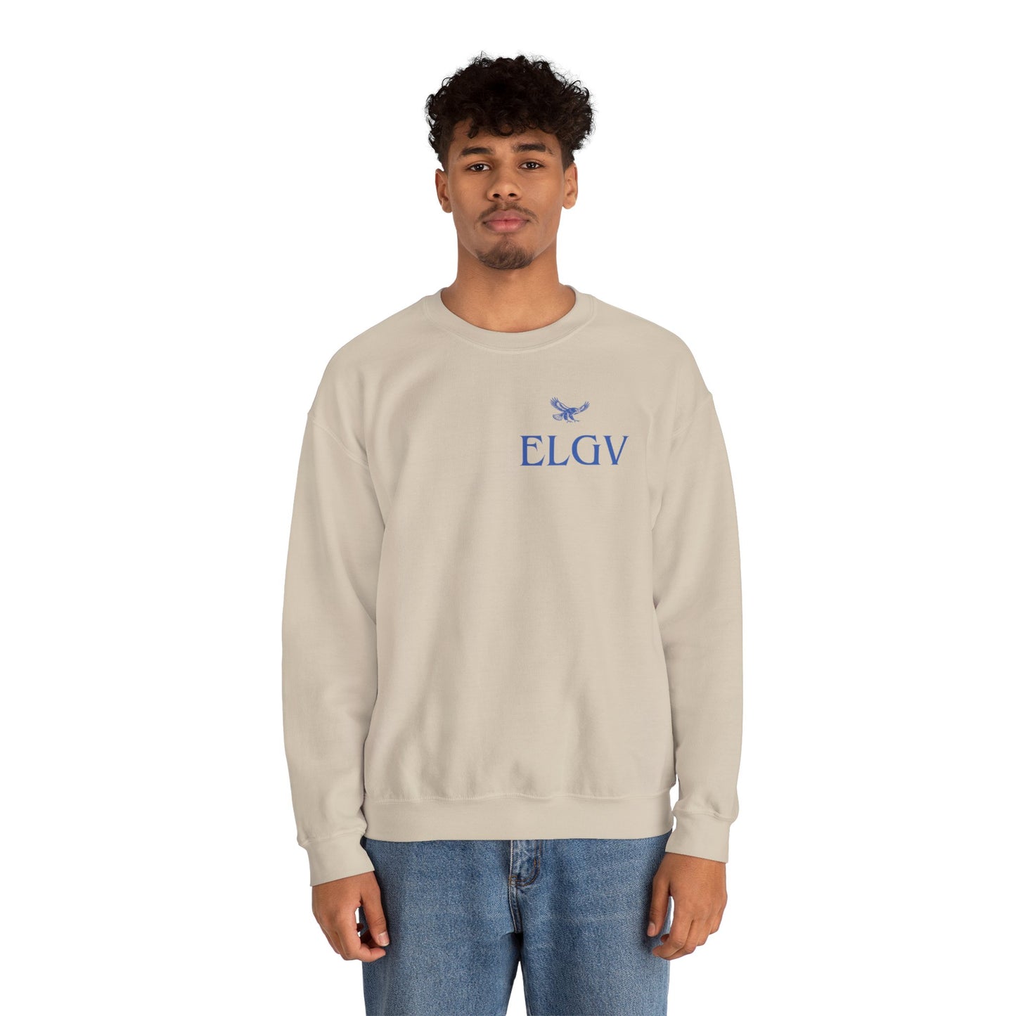 “Side ELGV logo blue” sweatshirt