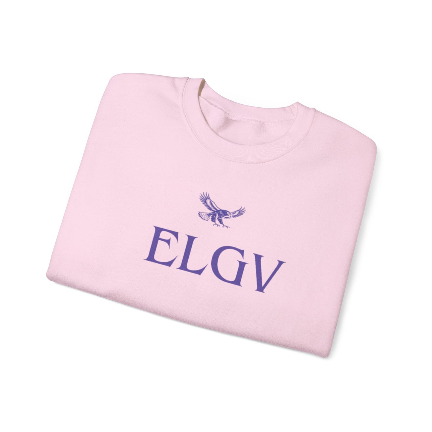 “Center ELGV purple logo” sweatshirt