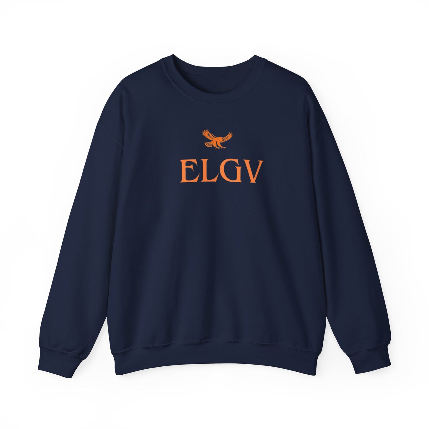 “Center ELGV logo orange” sweatshirt