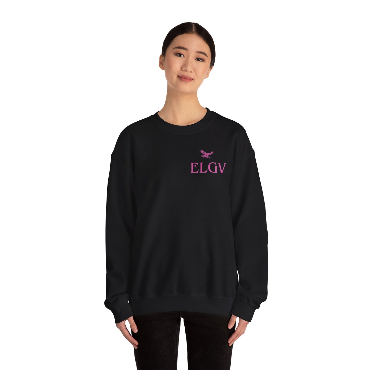 “Side ELGV logo pink” sweatshirt