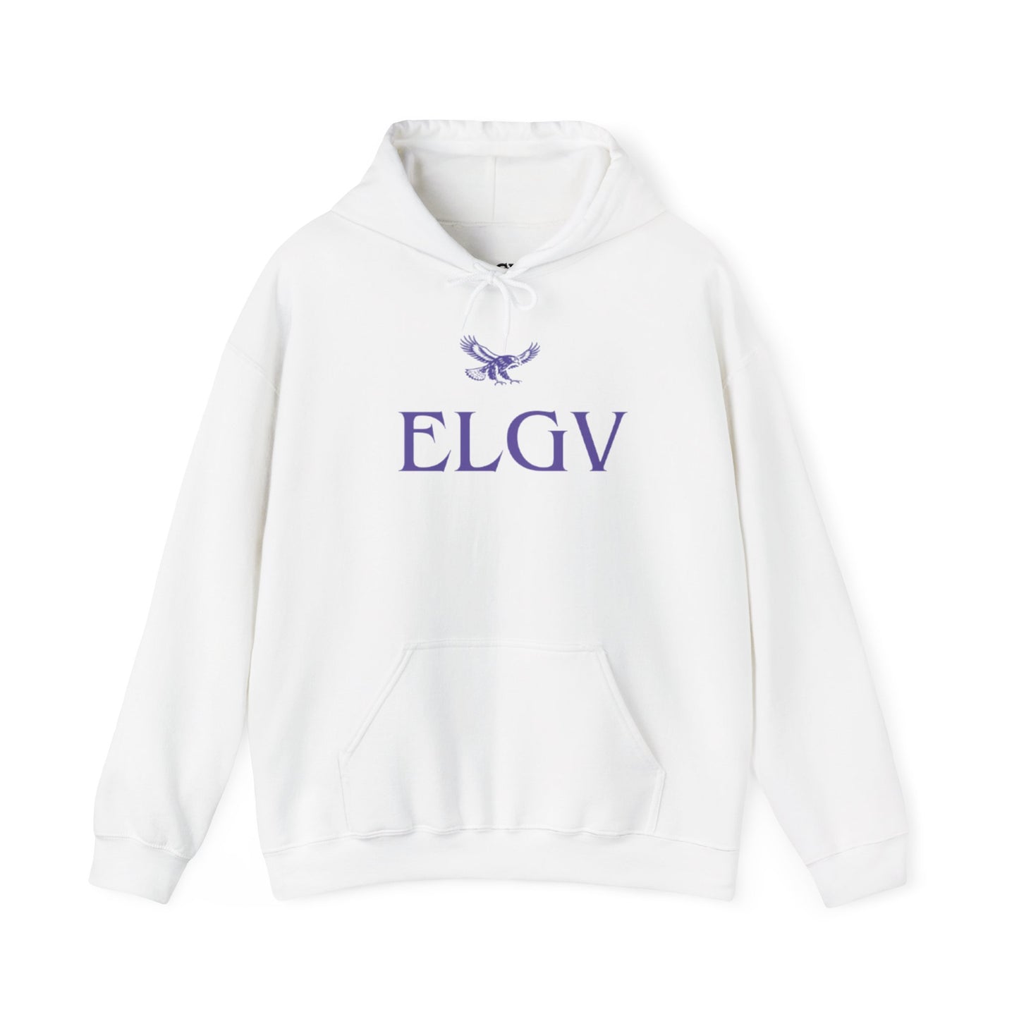 “Center ELGV logo purple” sweatshirt