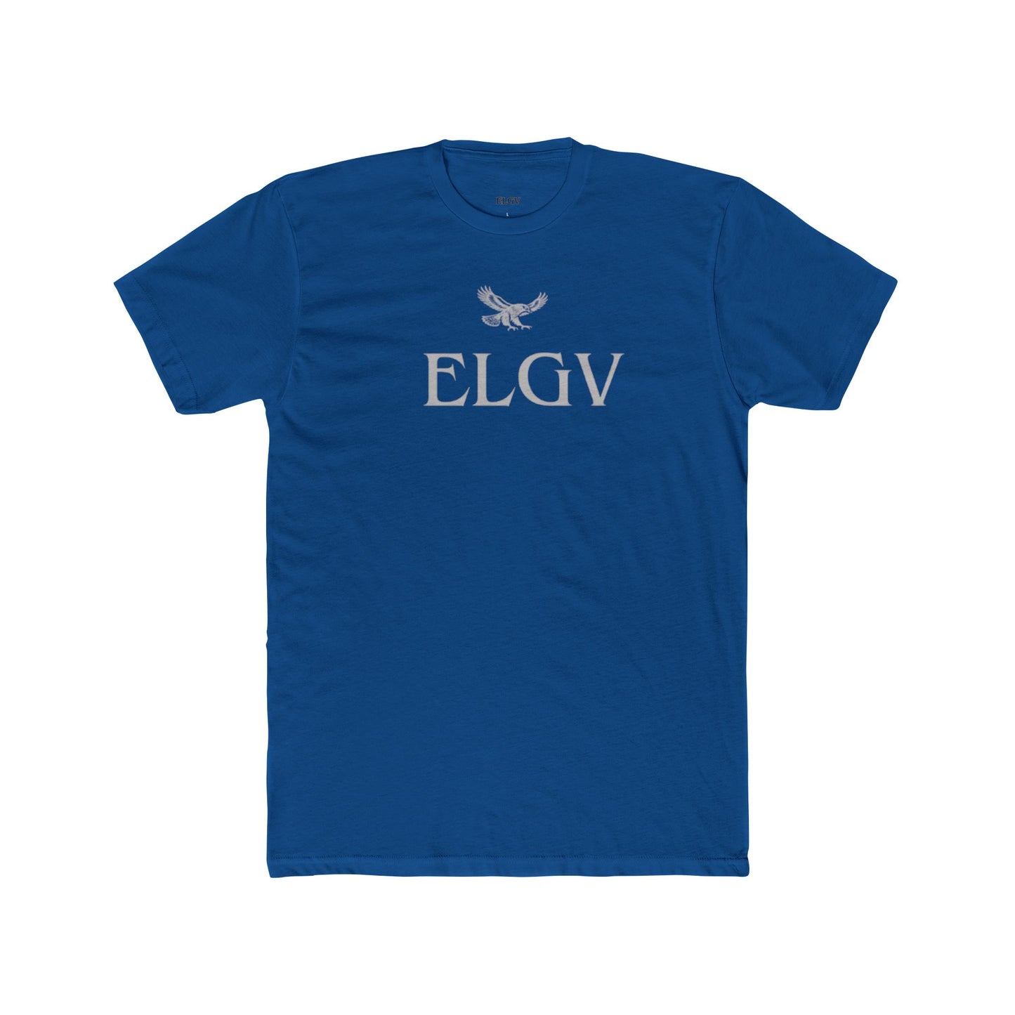“Center ELGV label grey” tee