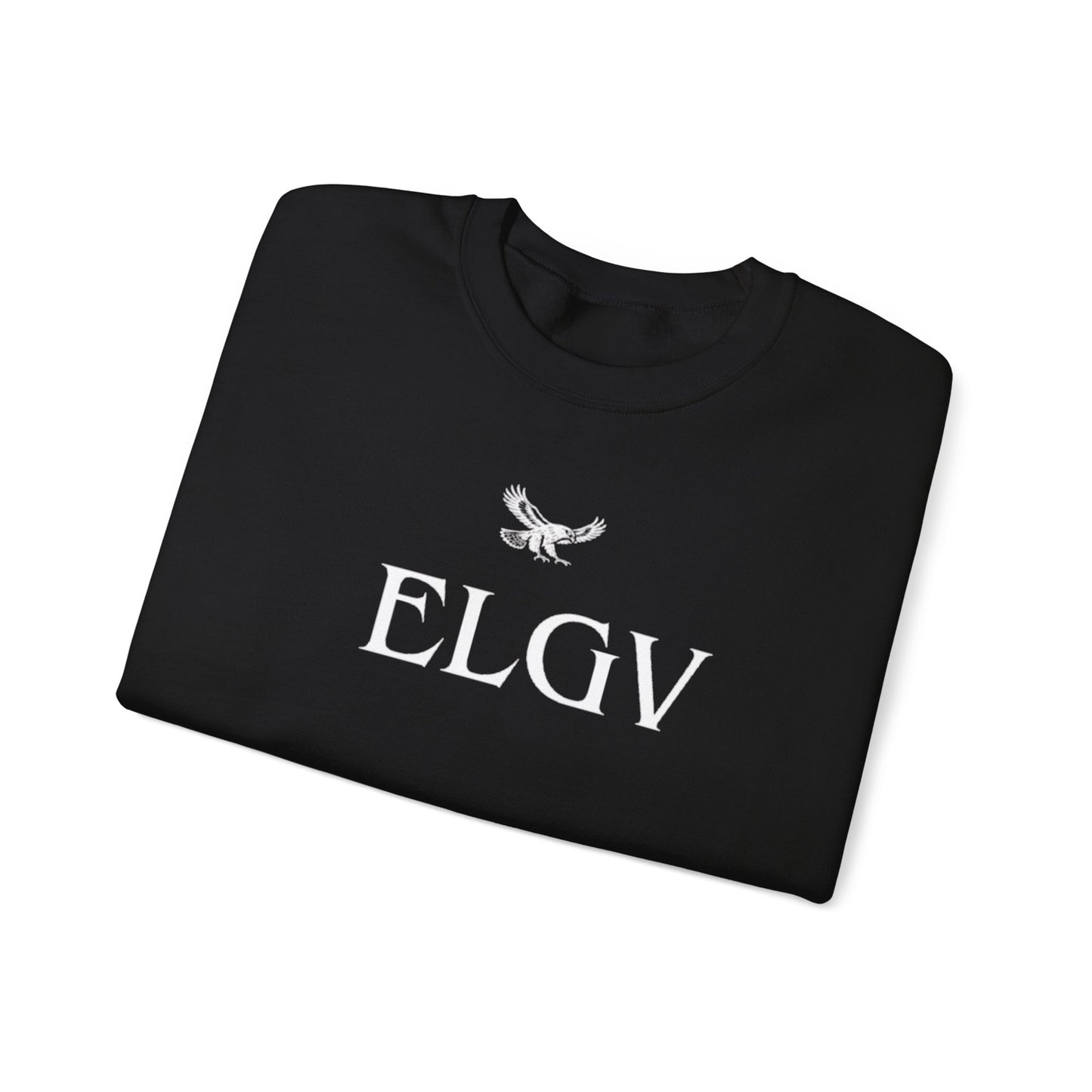 “Center ELGV logo white” sweatshirt