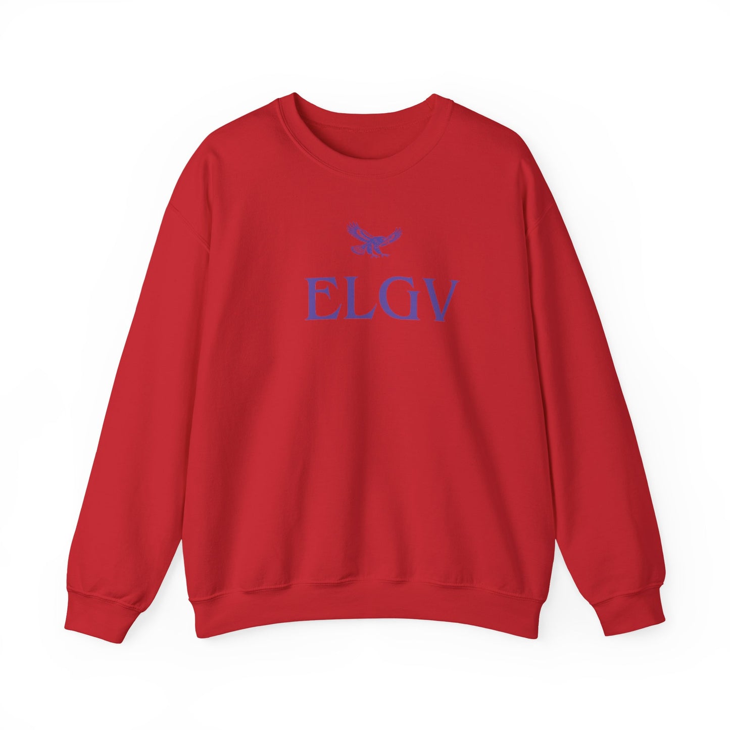 “Center ELGV purple logo” sweatshirt