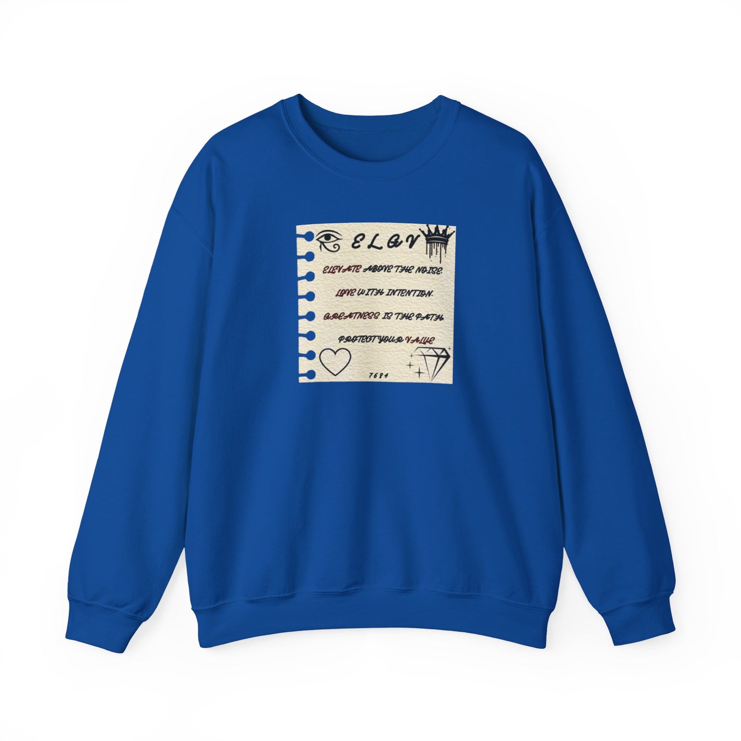 “Message of purpose, next level” sweatshirt