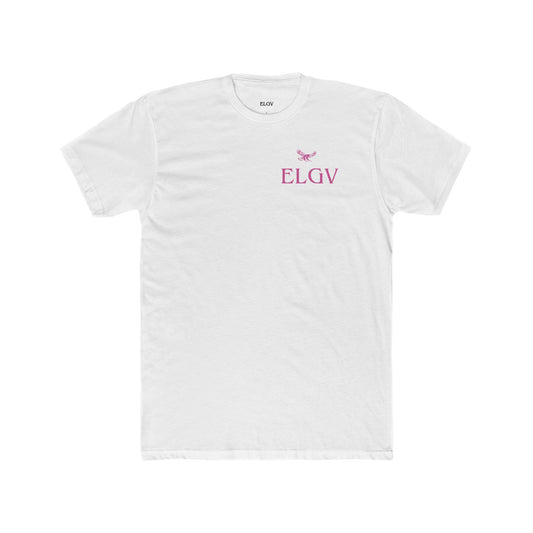 “Side ELGV logo pink” tee