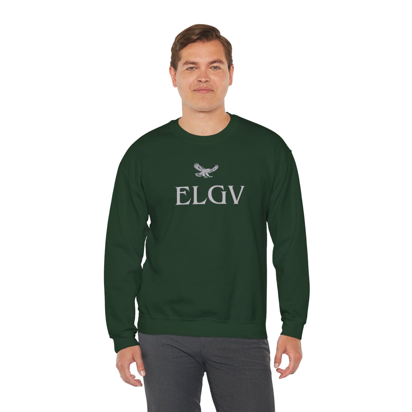 “Center ELGV logo grey” sweatshirt