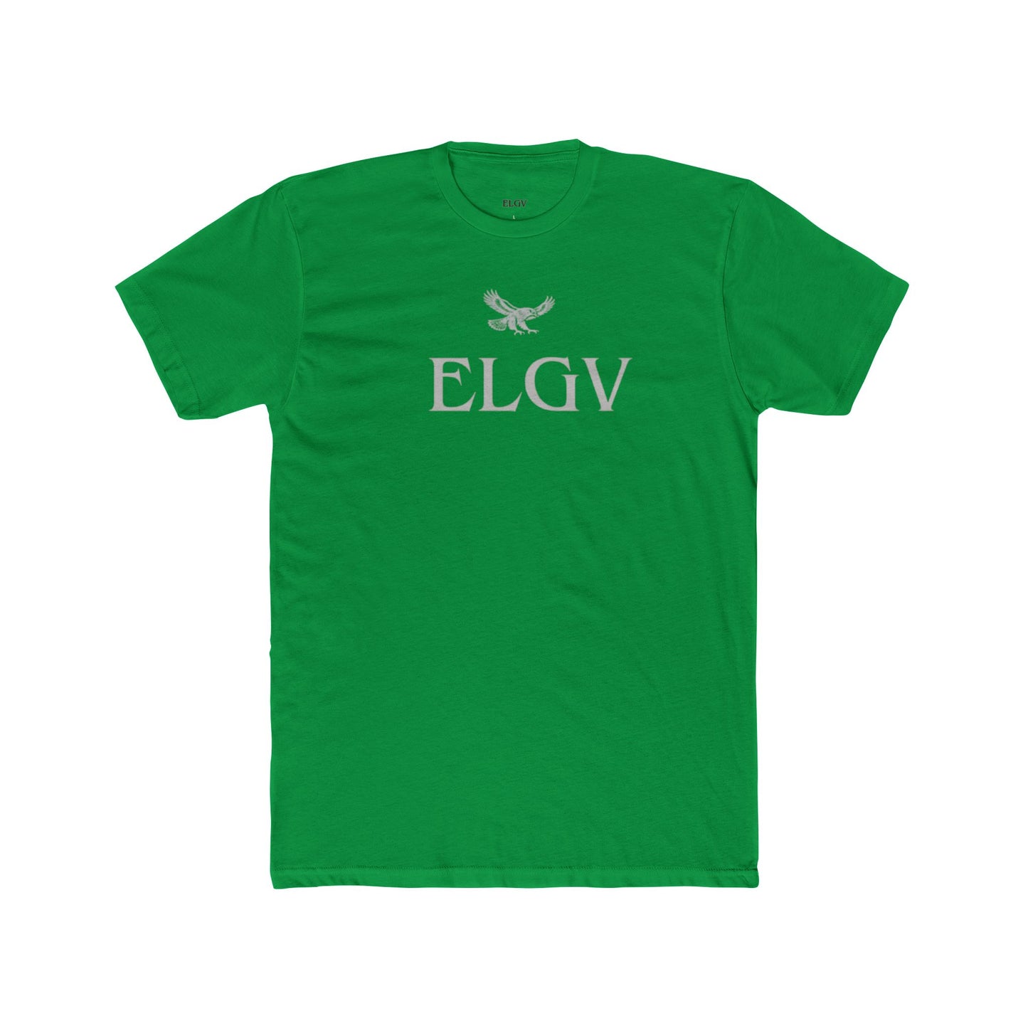 “Center ELGV label grey” tee