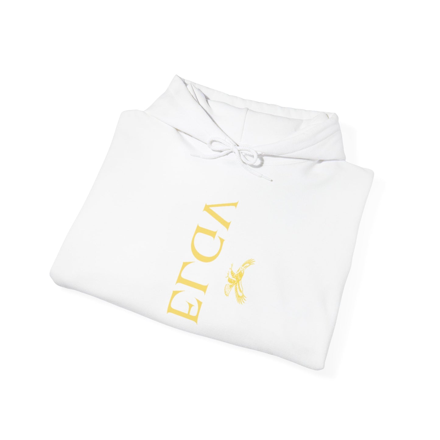 “Side ELGV logo mirror  yellow” hoodie