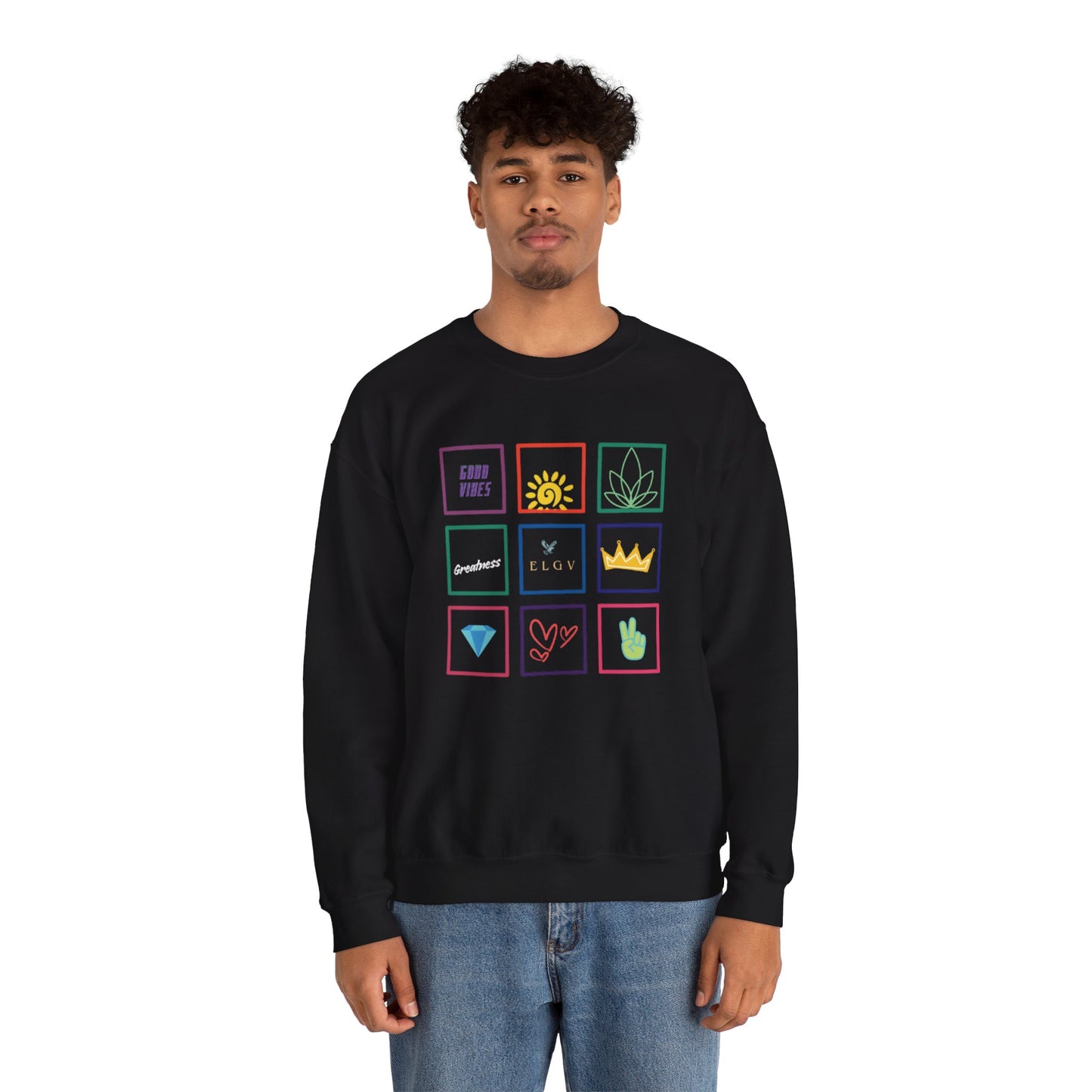 “Grid of values” sweatshirt