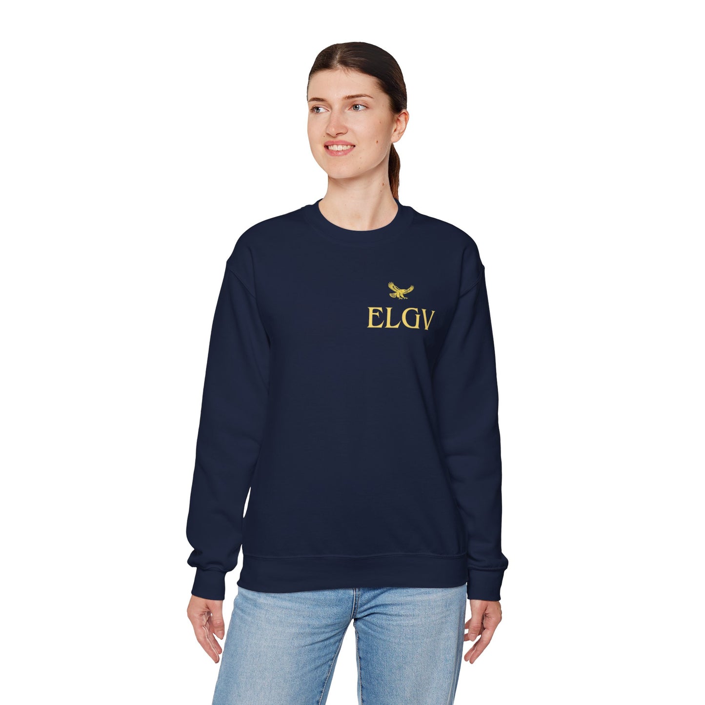 “Side ELGV logo yellow” sweatshirt