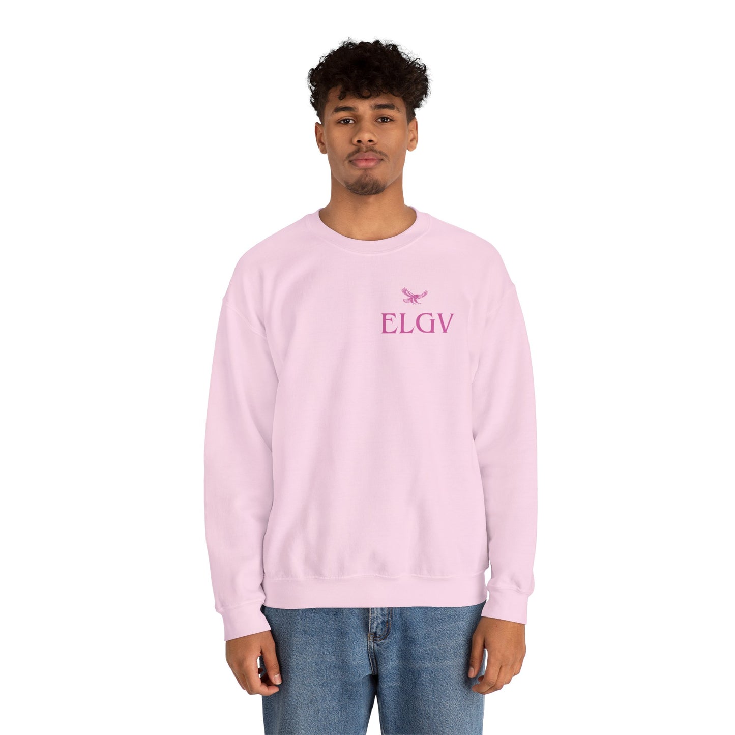 “Side ELGV logo pink” sweatshirt