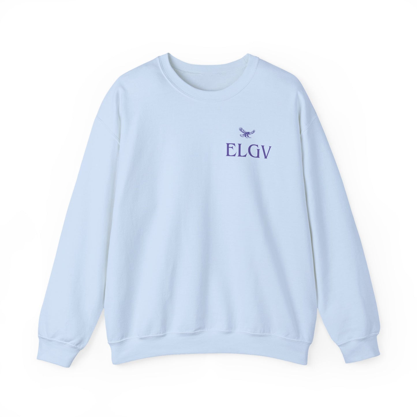 “Side ELGV logo prple” sweatshirt