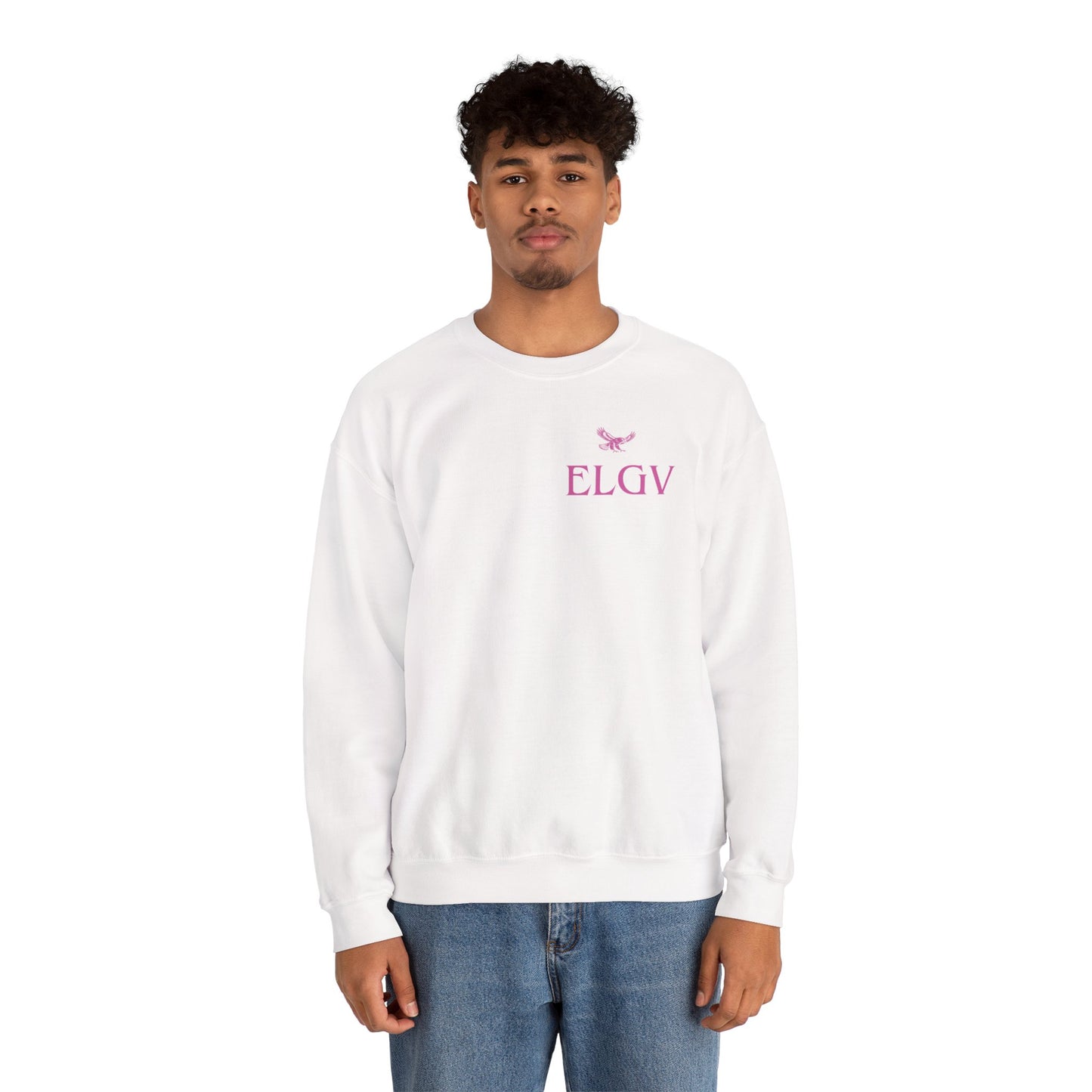 “Side ELGV logo pink” sweatshirt