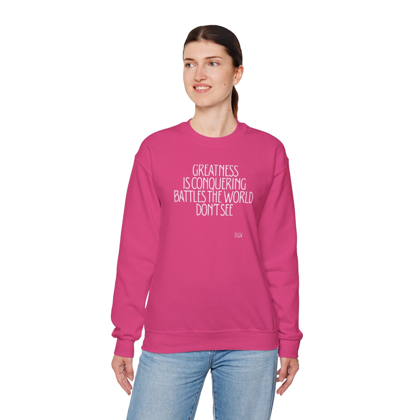 “Conquering battles” sweatshirt