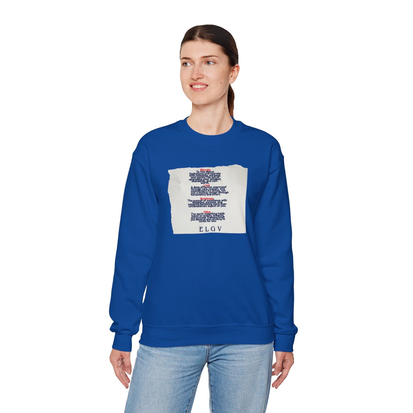 “The ELGV scripture” sweatshirt