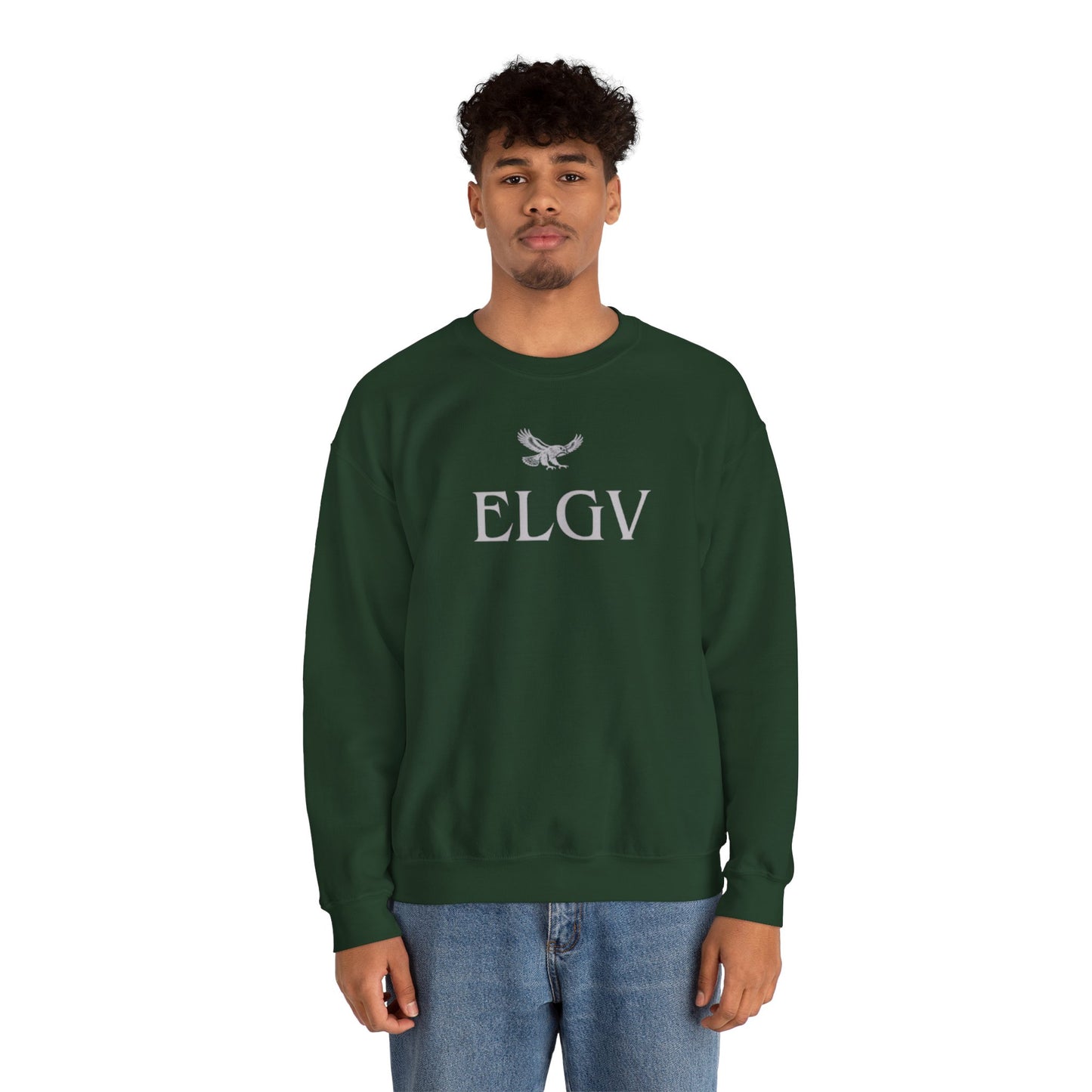“Center ELGV logo grey” sweatshirt