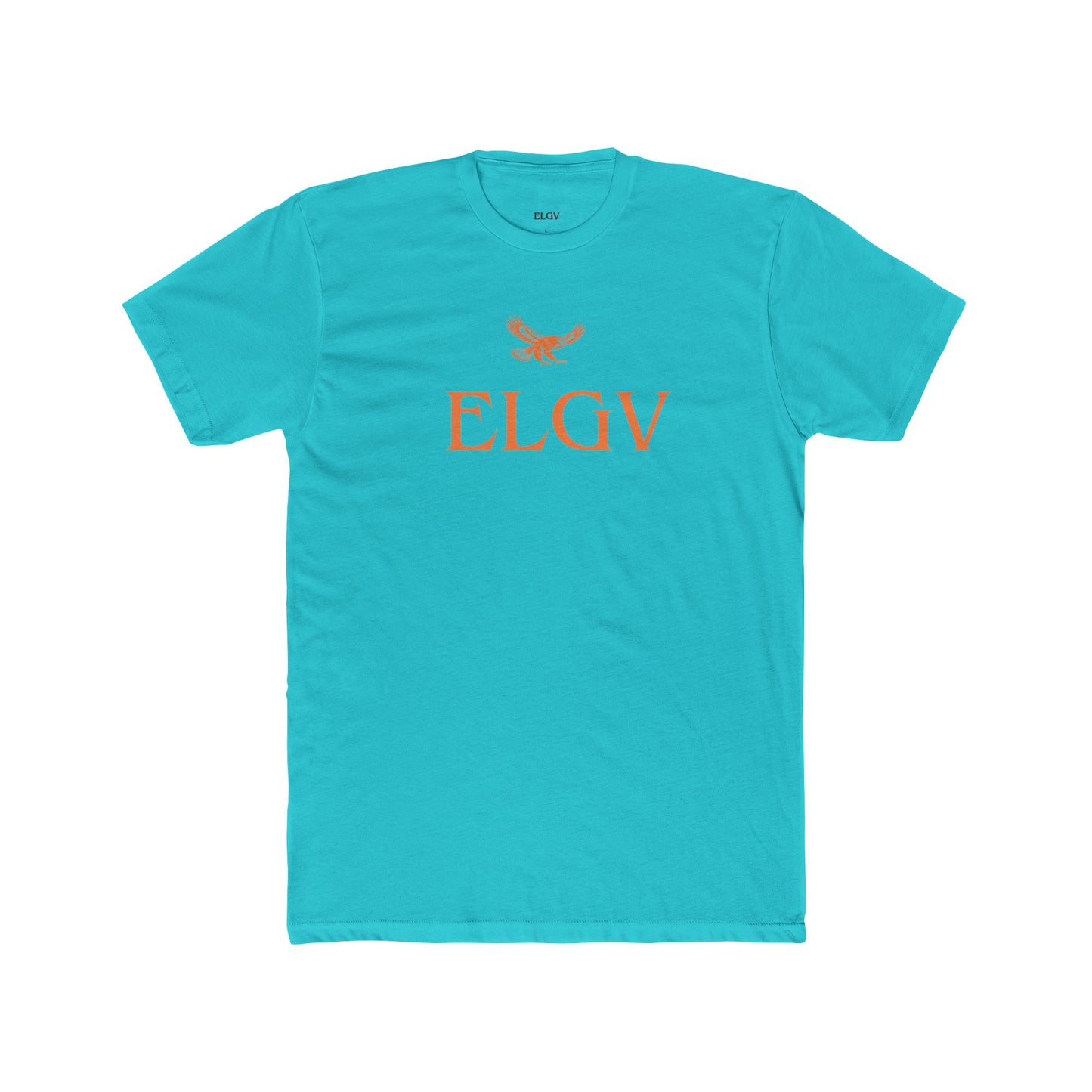 “Center ELGV logo orange” tee