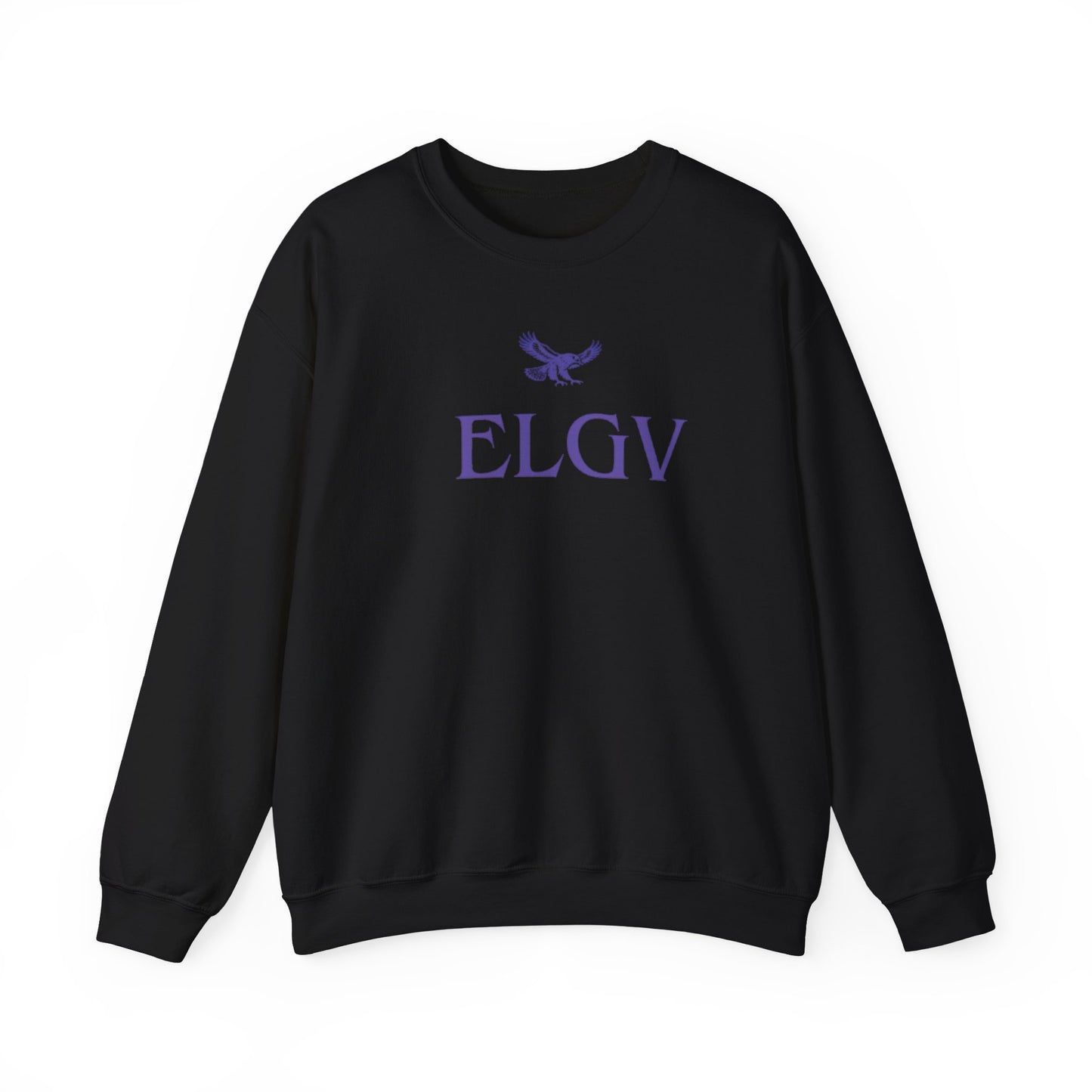 “Center ELGV purple logo” sweatshirt