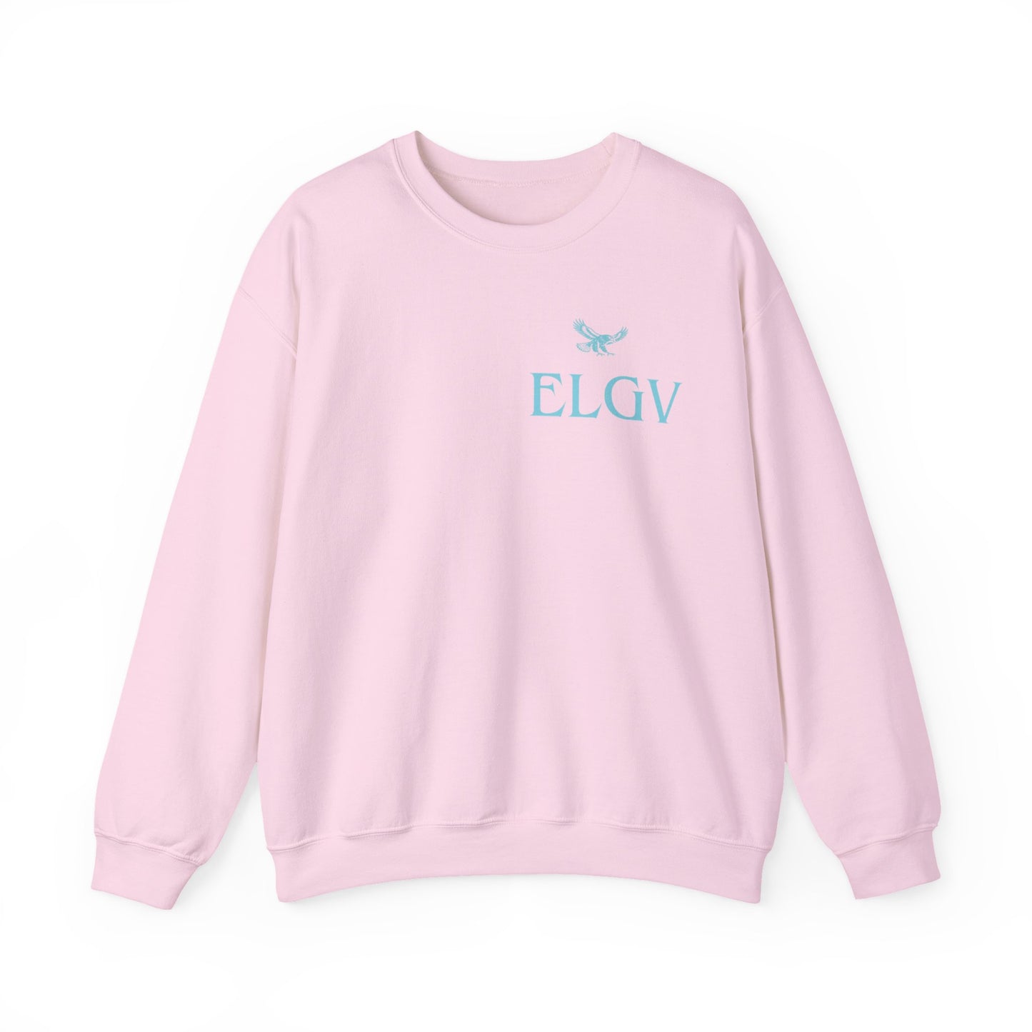 “Side ELGV logo aqua” sweatshirt