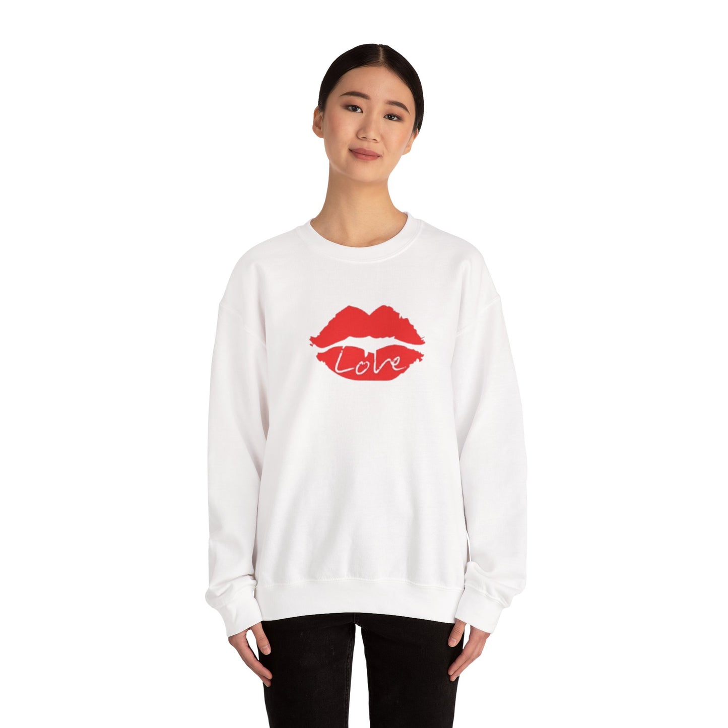 “Red kiss with love” sweatshirt