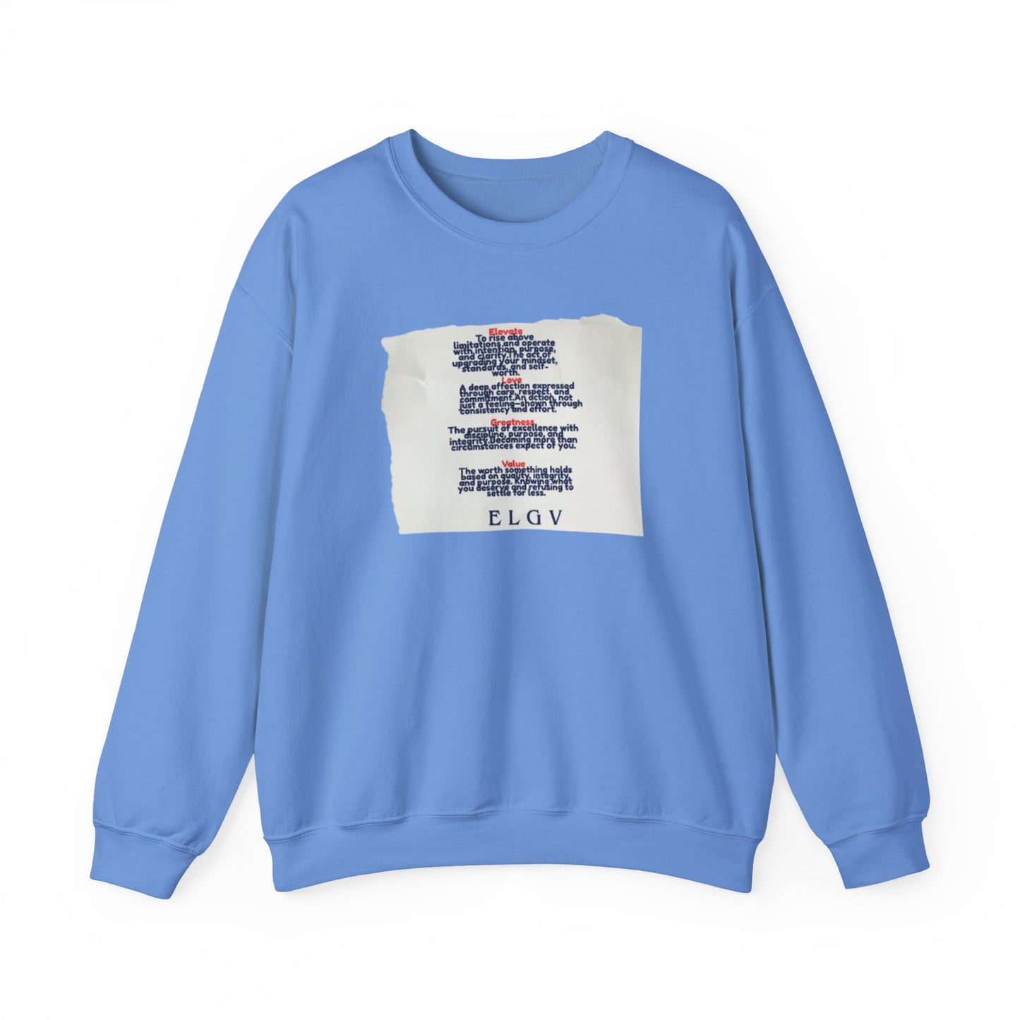 “The ELGV scripture” sweatshirt