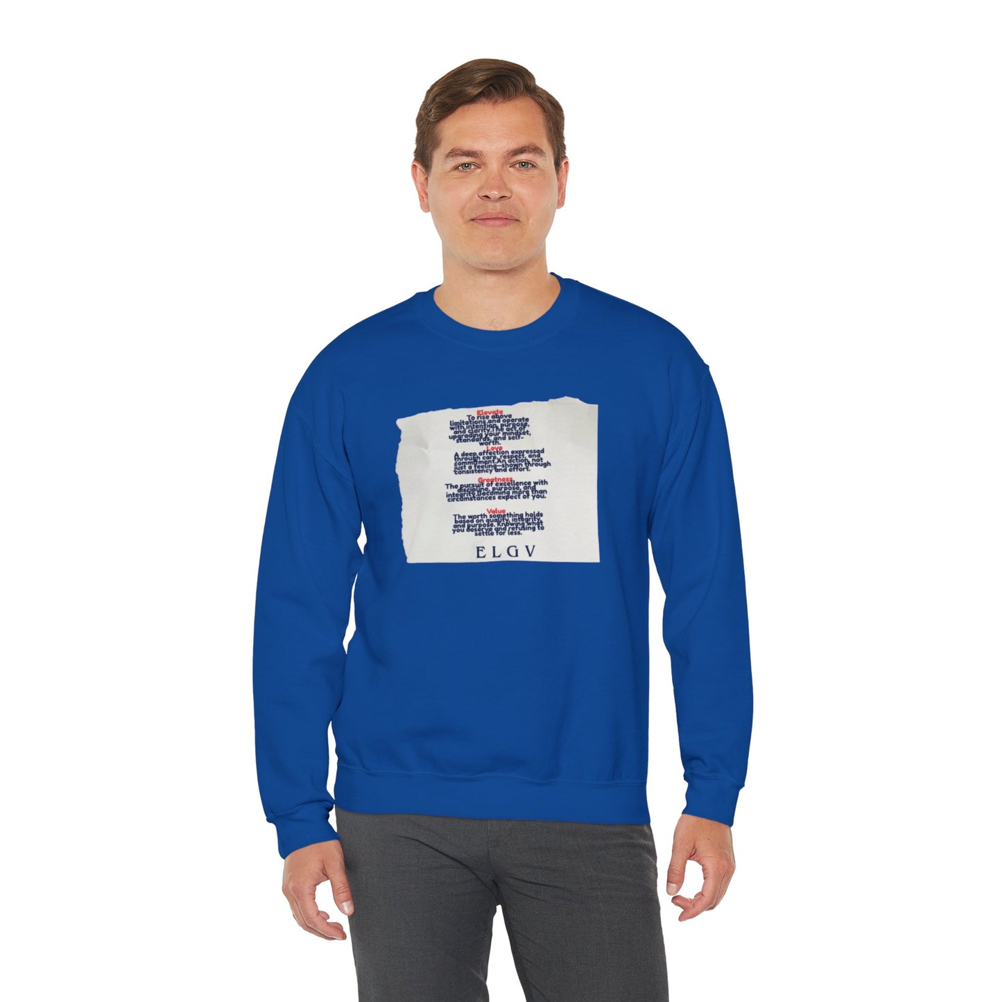 “The ELGV scripture” sweatshirt
