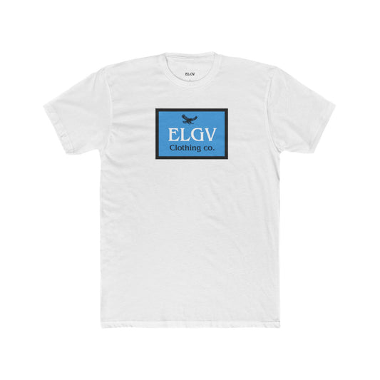 “Light blue bold” tee